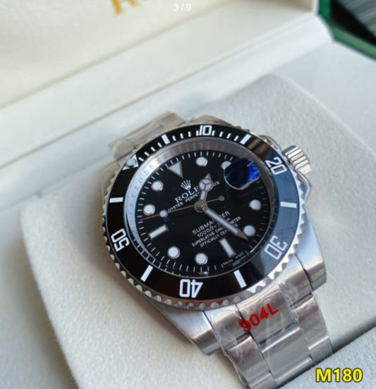 Mens R Watch Black
