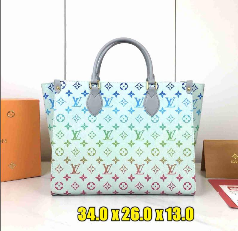 L Ombre Mono Tote