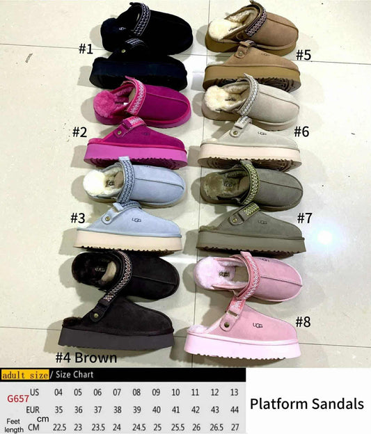U Clog w Strap Platform 4