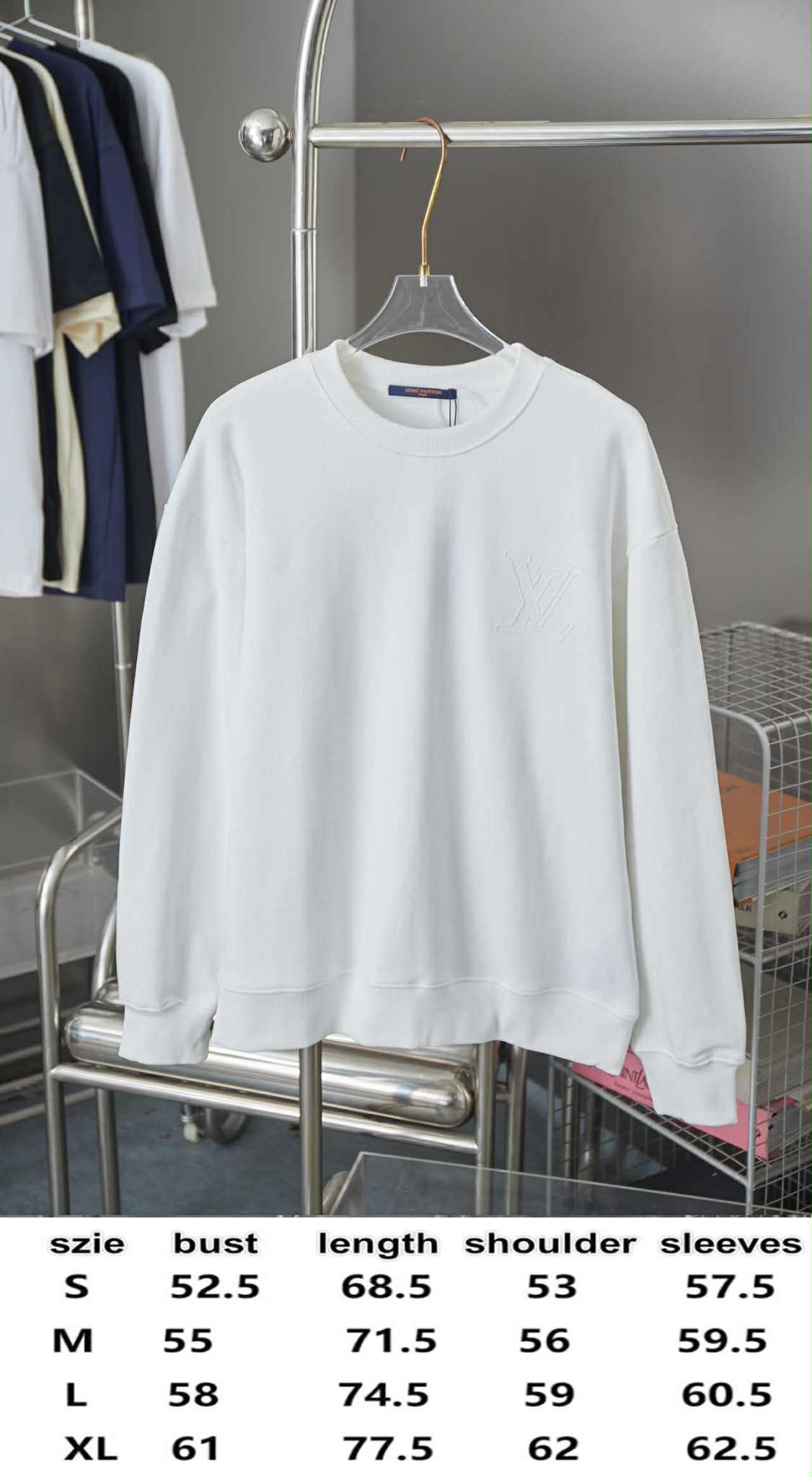 L Logo Sweatshirt White