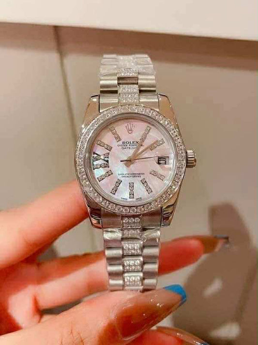 R Silver/Pearl Watch