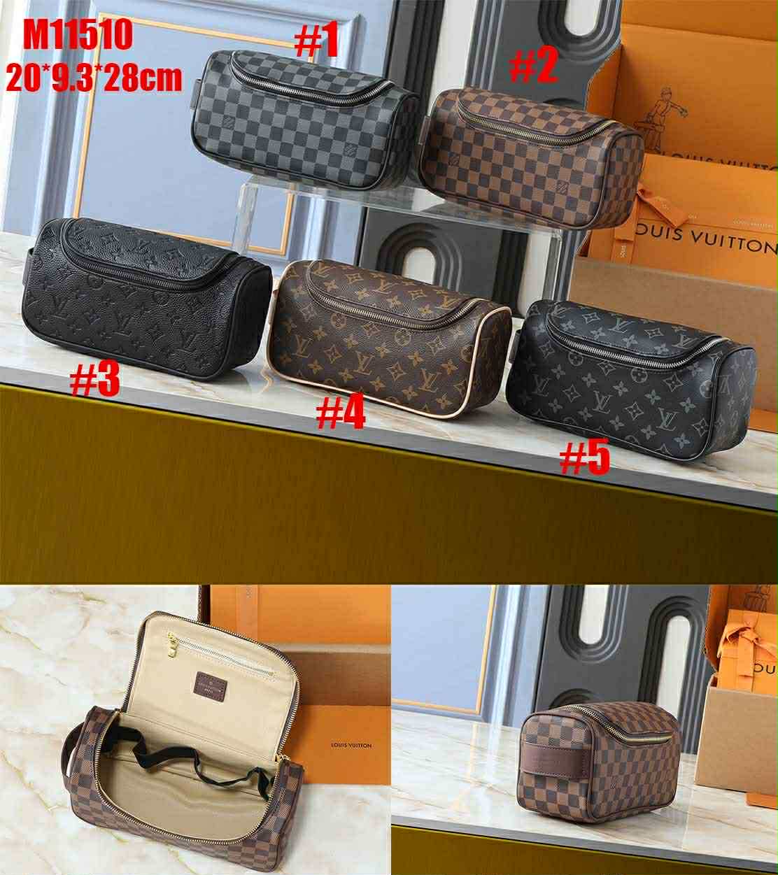 L Mono Toiletry Bags 2