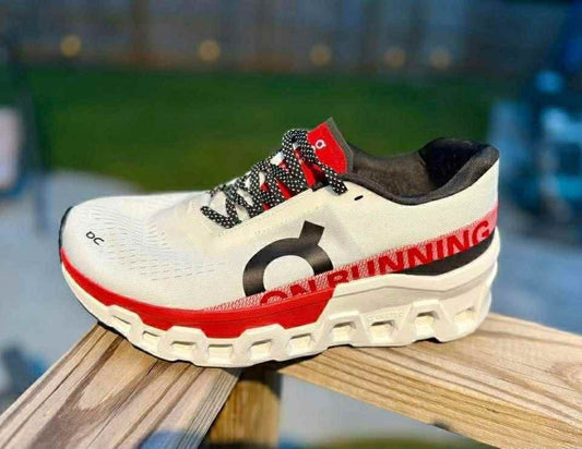 On C Sneakers White/Red/Black