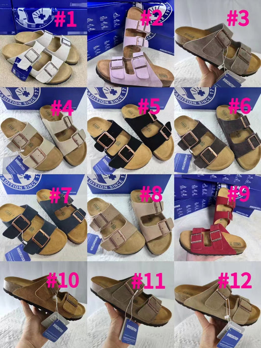 B-irk 2 Strap Sandals 6 (7-12)