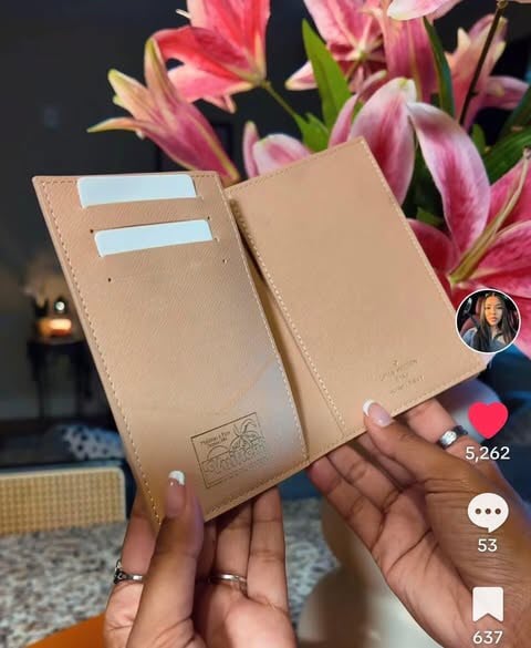 L Tropical Passport Holder/Wallet