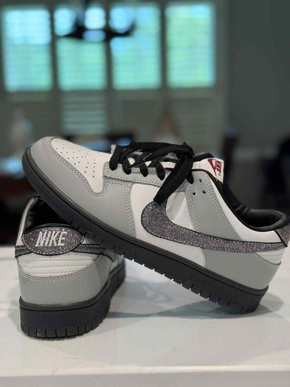 NKE Grey Glitter Dunk 2