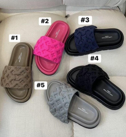 L Pillow Mono Slide Sandal 1-5