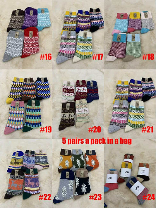 U Socks 5pk 1-8