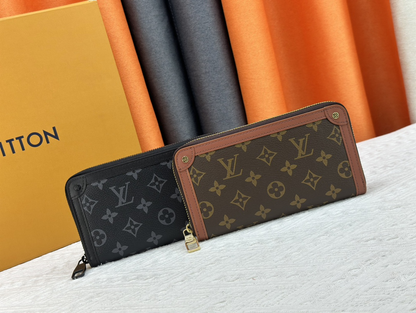 L Mono Zip Full Wallet