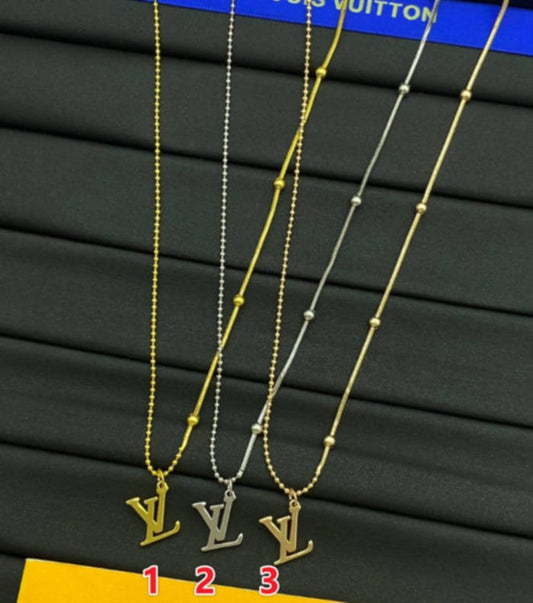 L Logo Necklaces