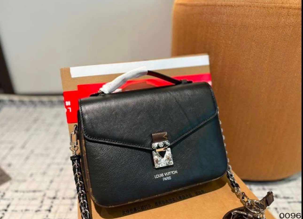 L Black&Mono Crossbody Bag