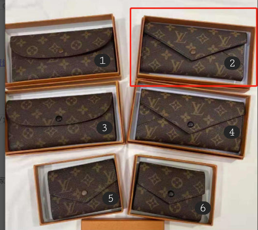 L Brown Mono Bags 1-6