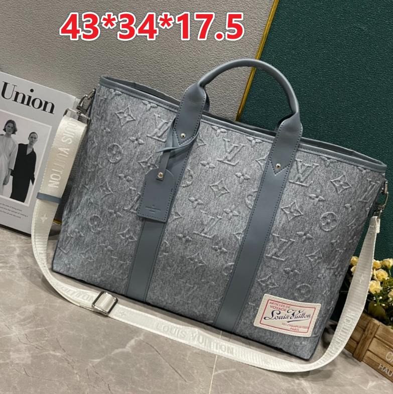 L Grey Weekend Tote