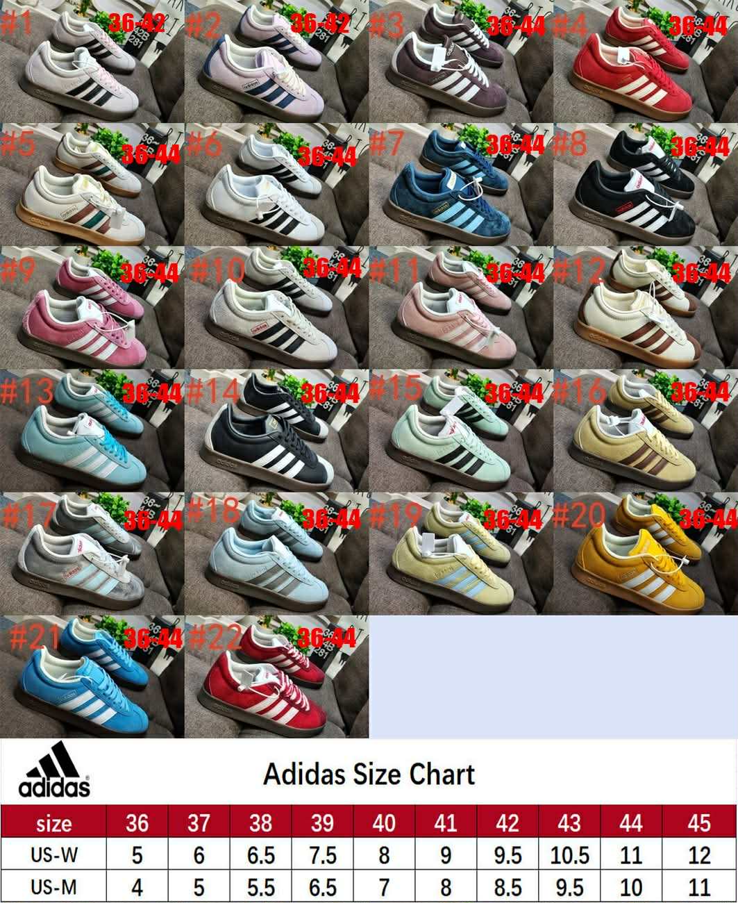 Adi Court Sneakers 9-16