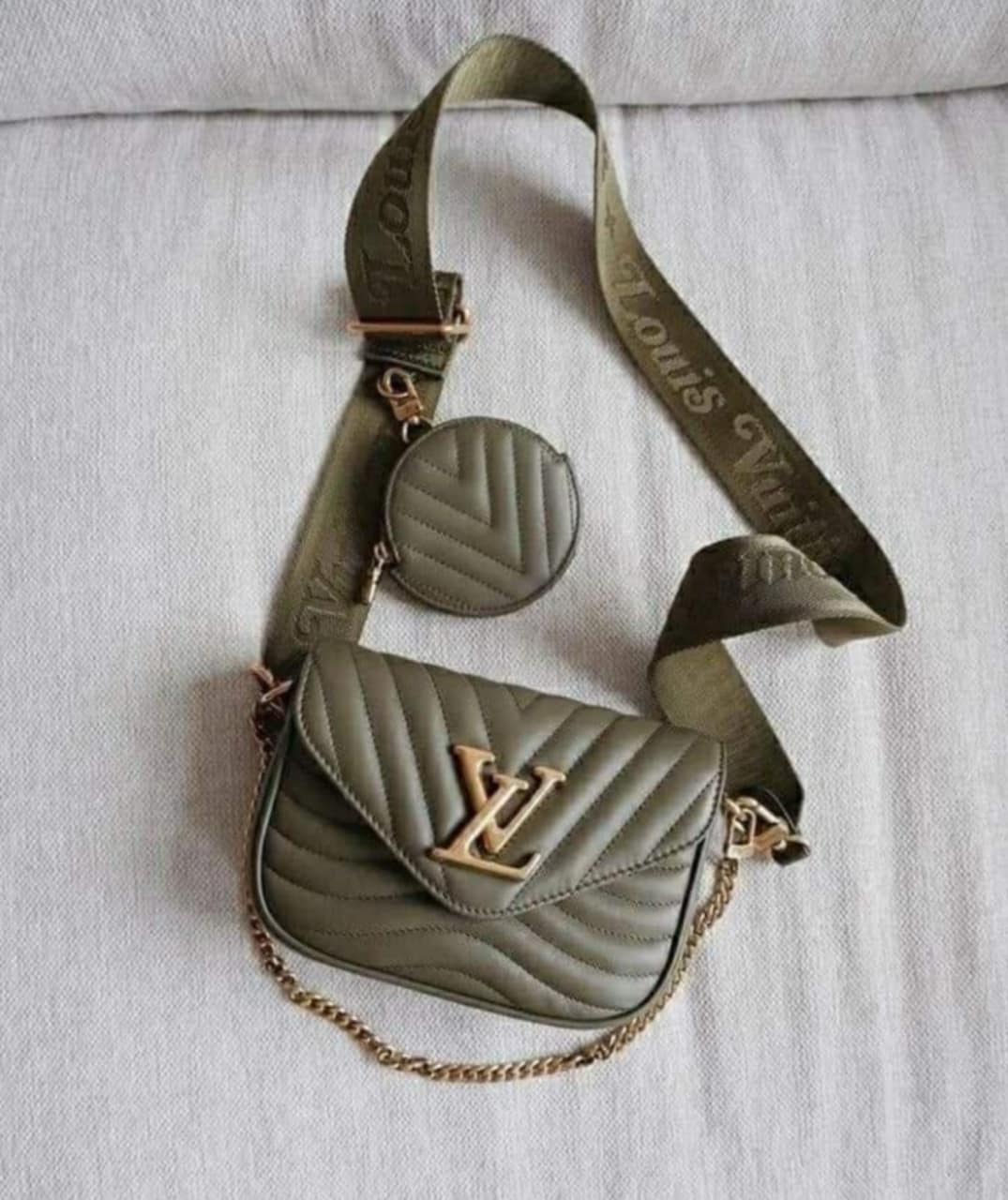 Green Wave Crossbody Bag
