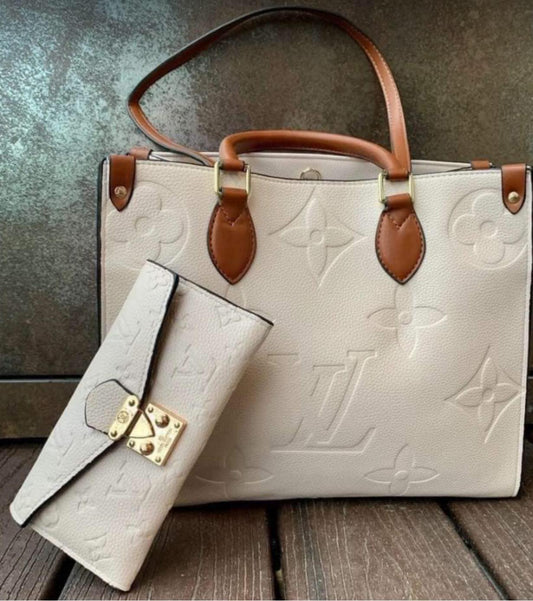 L Neutral Bag Set Cream