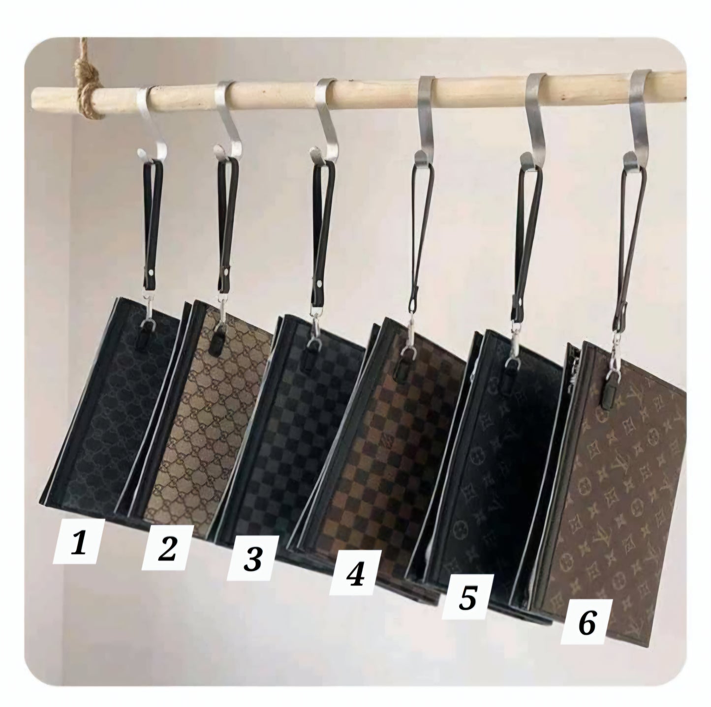 L Flat Clutch Bags