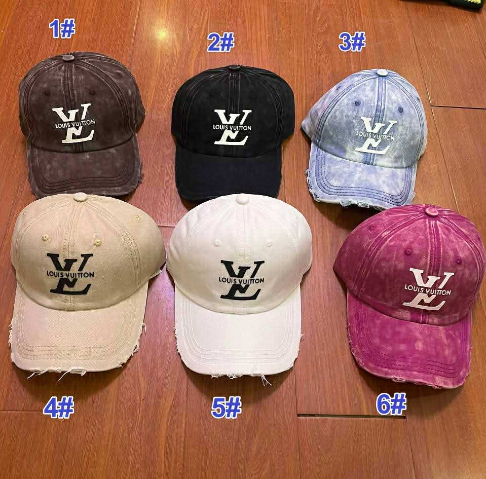 L Distressed Baseball Hat