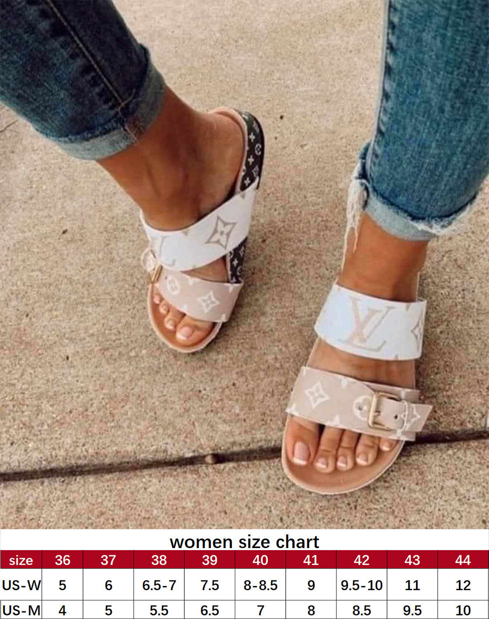 L Boujee Sandals Tan/White