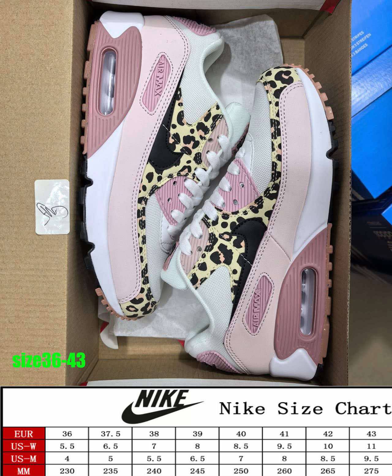 Nke Max Pink/ Leopard