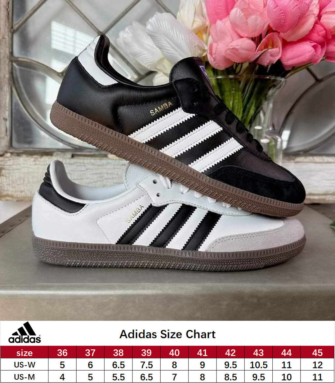 Adi Samba Black/ White
