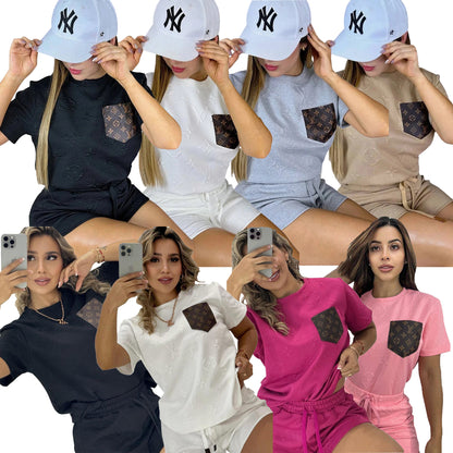 L Boujee Shorts & Tee Sets