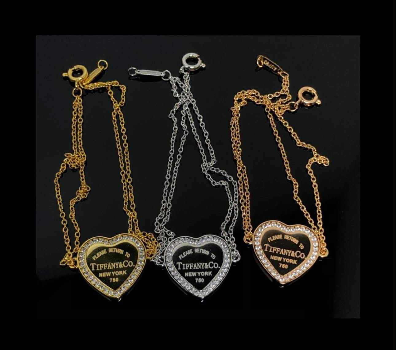 T&C Large Heart Necklaces