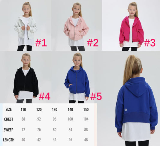 🍋 Lu Kids Scuba Zip up w Hood