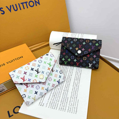 L Fold Wallet B&W Multi
