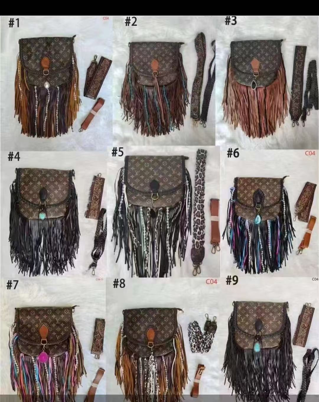 L Boho Fringe Bags 2 1-9