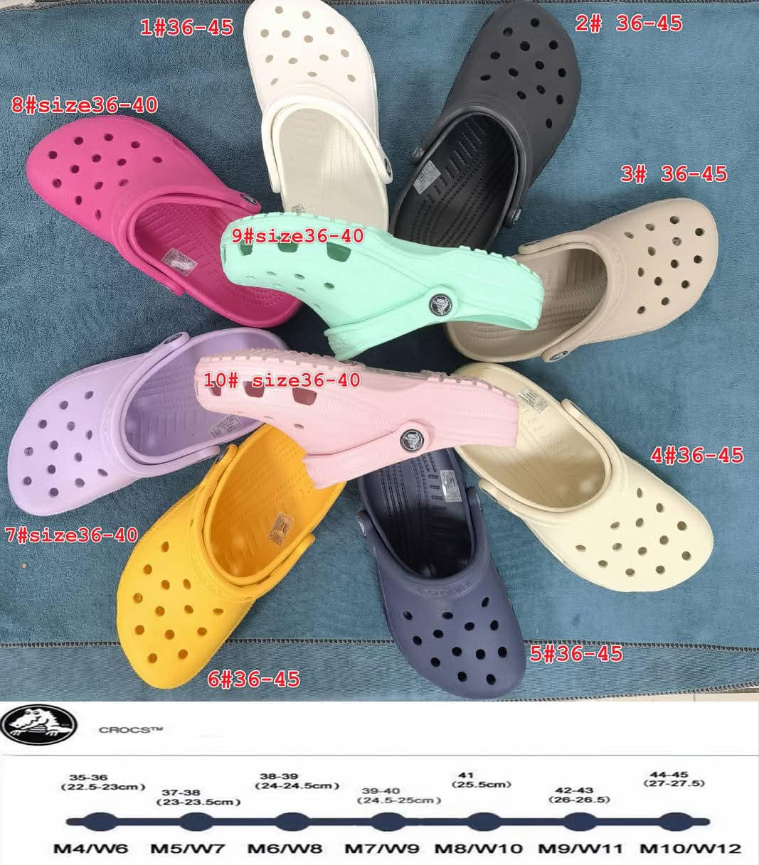 C.R.O.C Shoes 1-8