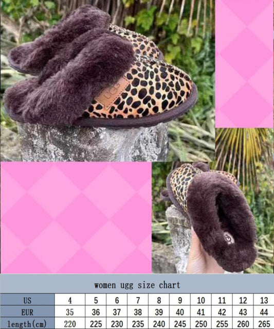 U Leopard Slip on
