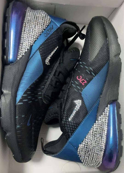 NKE 270 Black/Blue/Bling