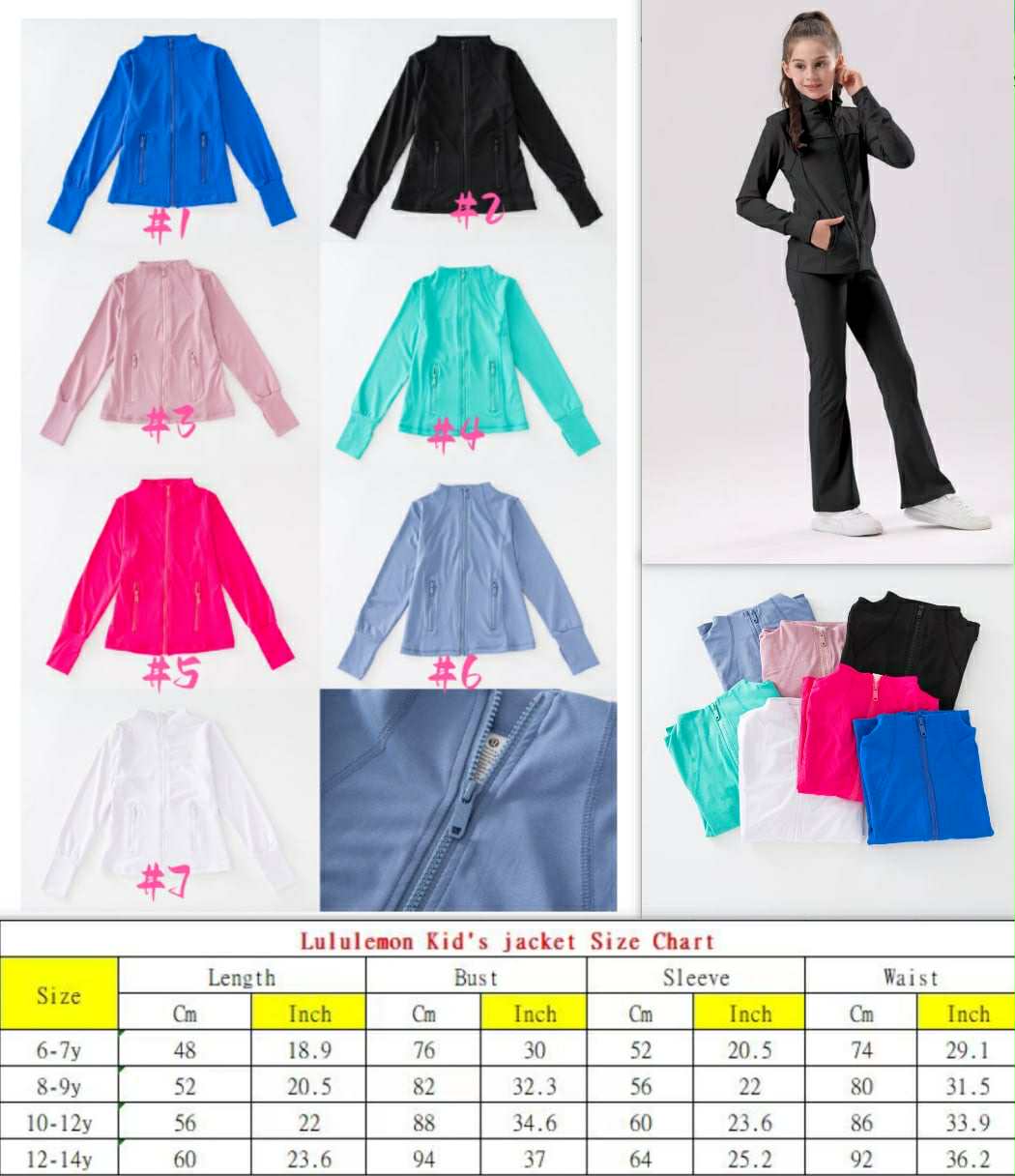 🍋 Lu Kids Zip Up Jacket