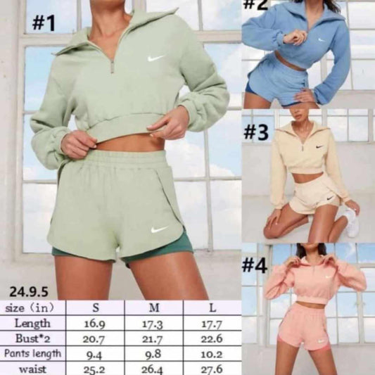 NKE Sweat Short Set