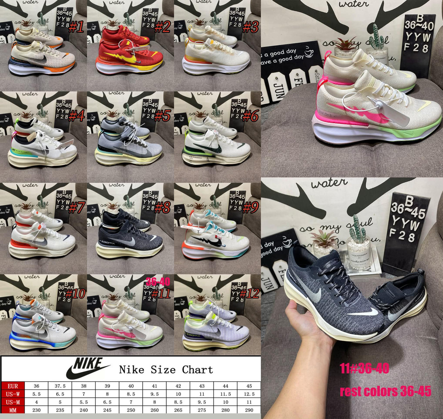 NKE Sneakers New (Style 7-12)