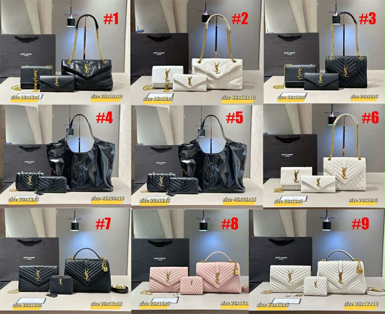 Y 3pc Bag Sets
