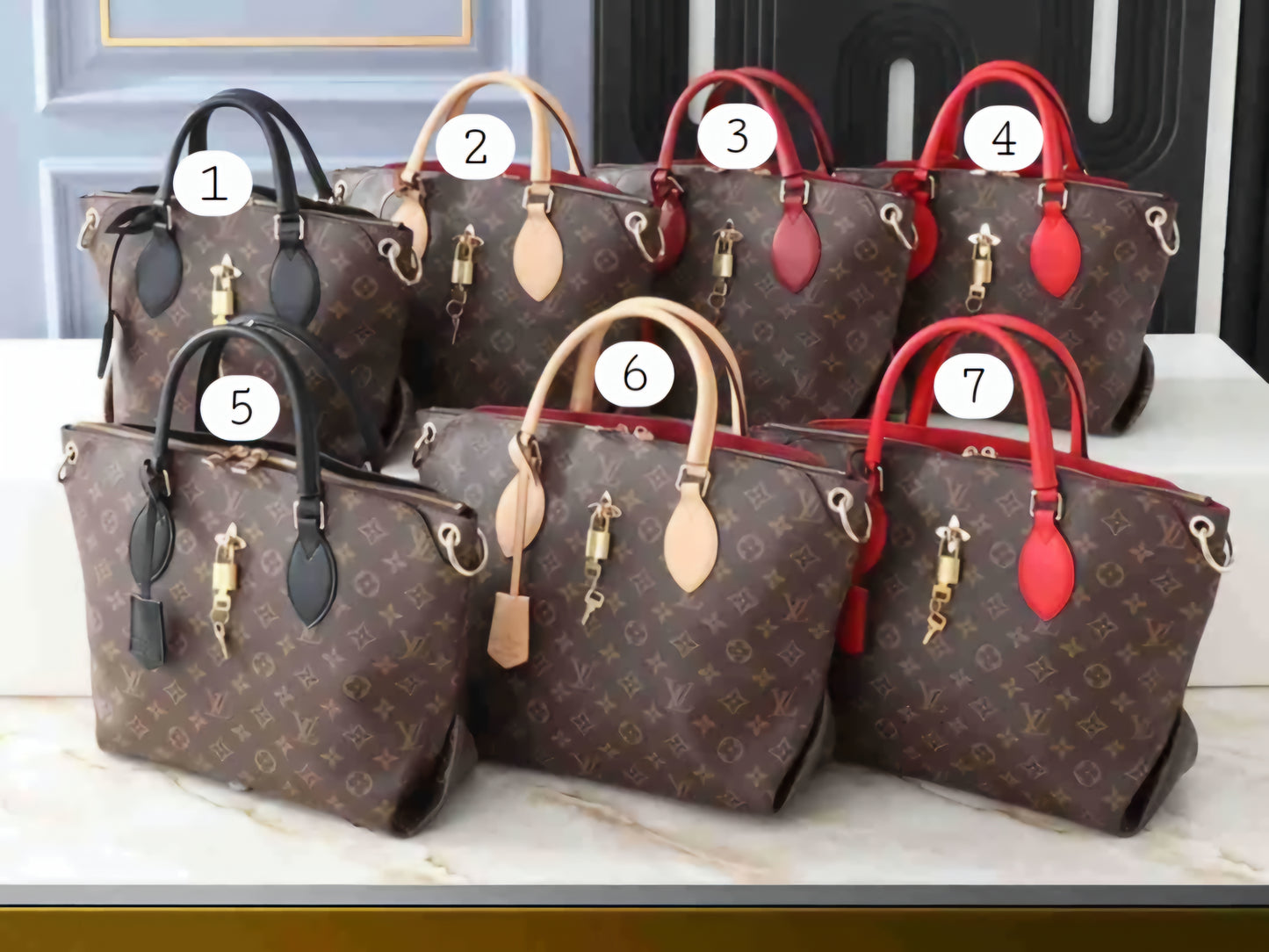 L Mono Lock&Key Bags