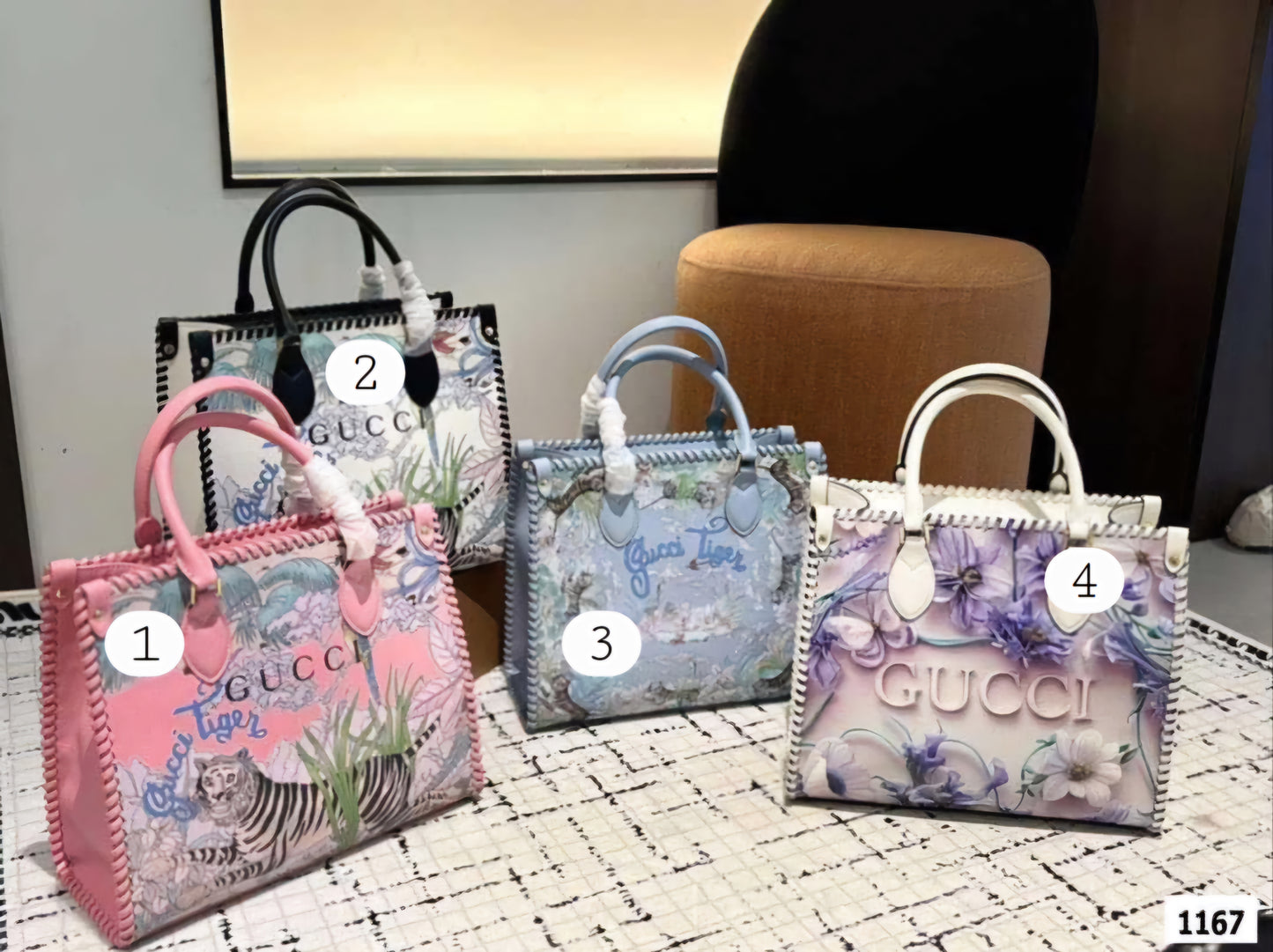 GG Tiger Bags