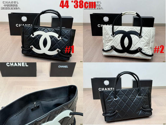 CC Quilted Tote Bags B&W