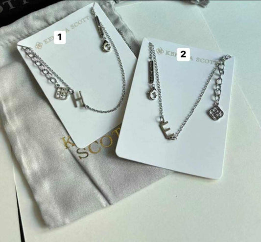 K-S Initial Necklace
