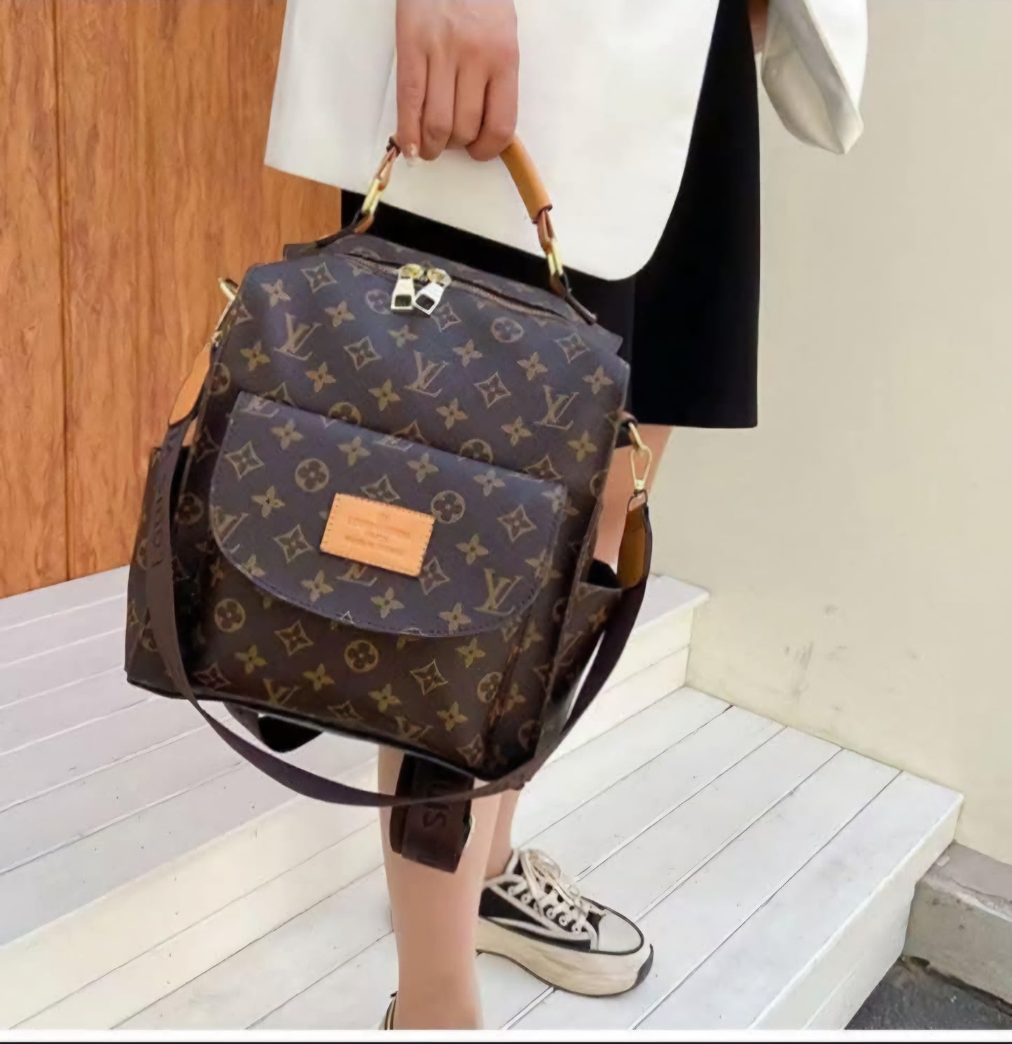 L Mono Backpack Bag 6