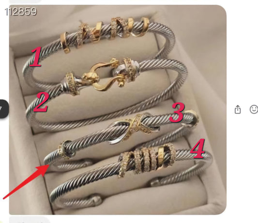 DY Cable Cuff Bracelets 3