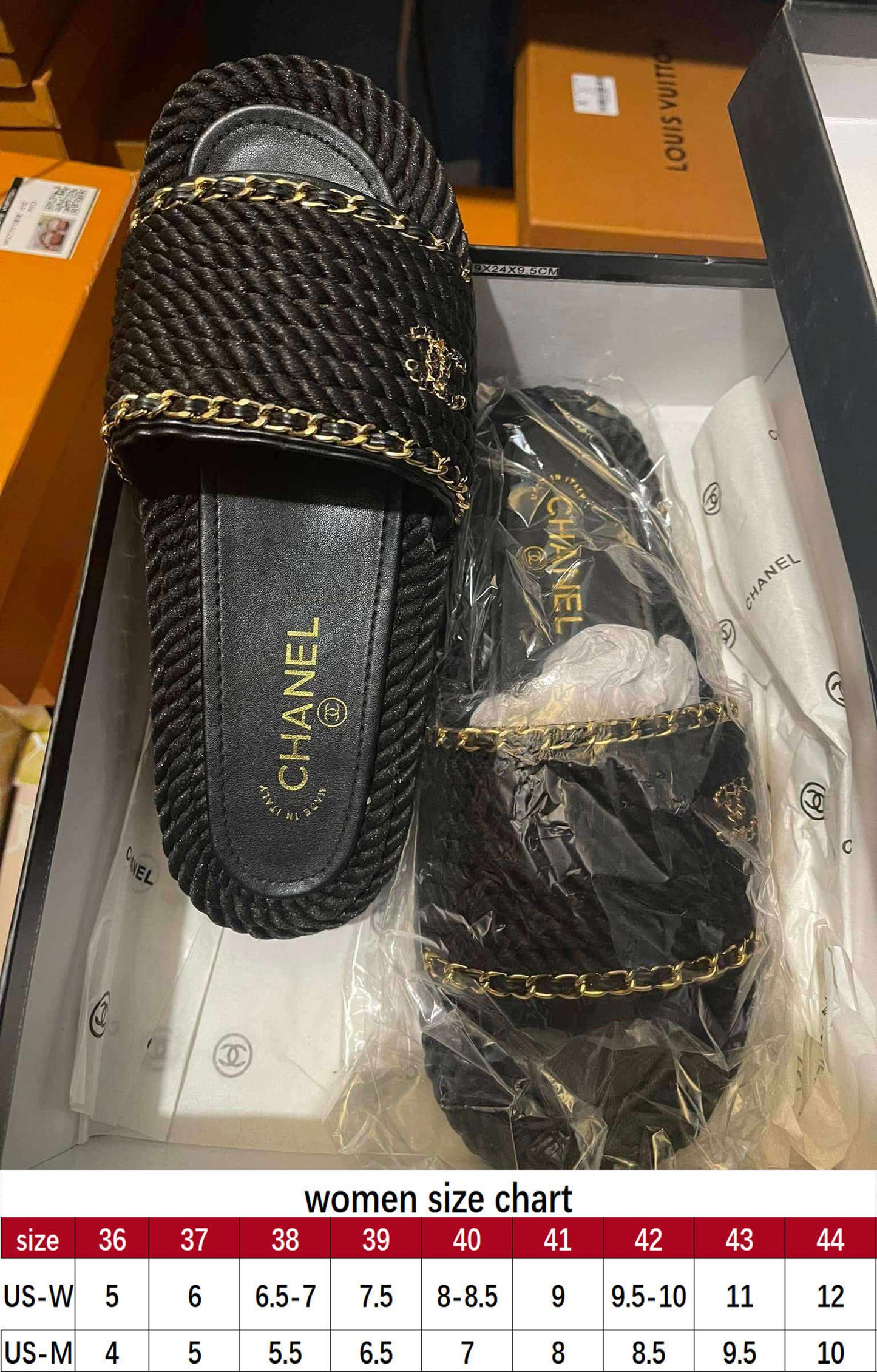 CC Black Rope Sandals