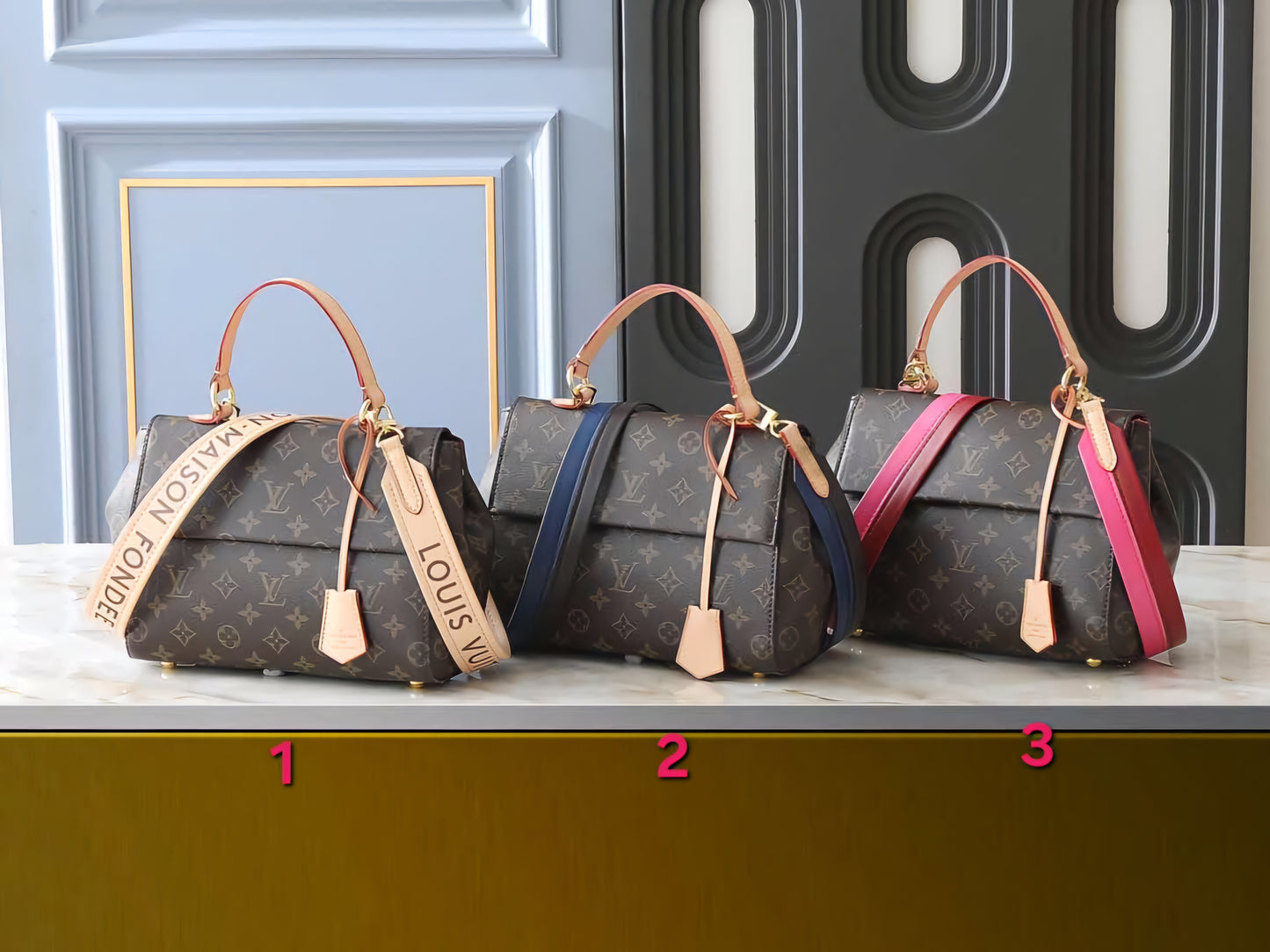 L Mono Cluny Bags 1-3
