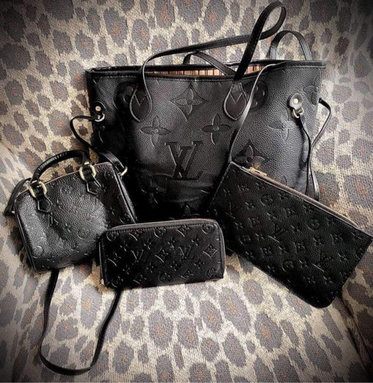 L Never Bag Set Black