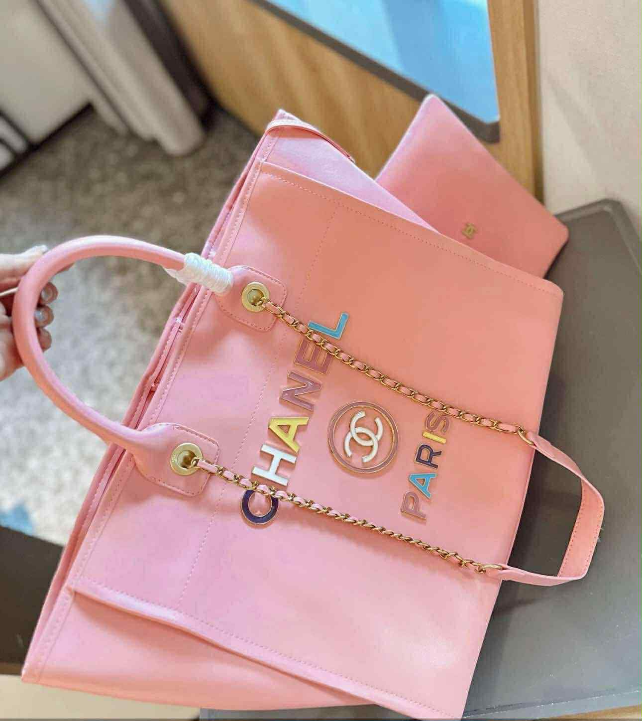 CC Pink/Colorful Tote Bag