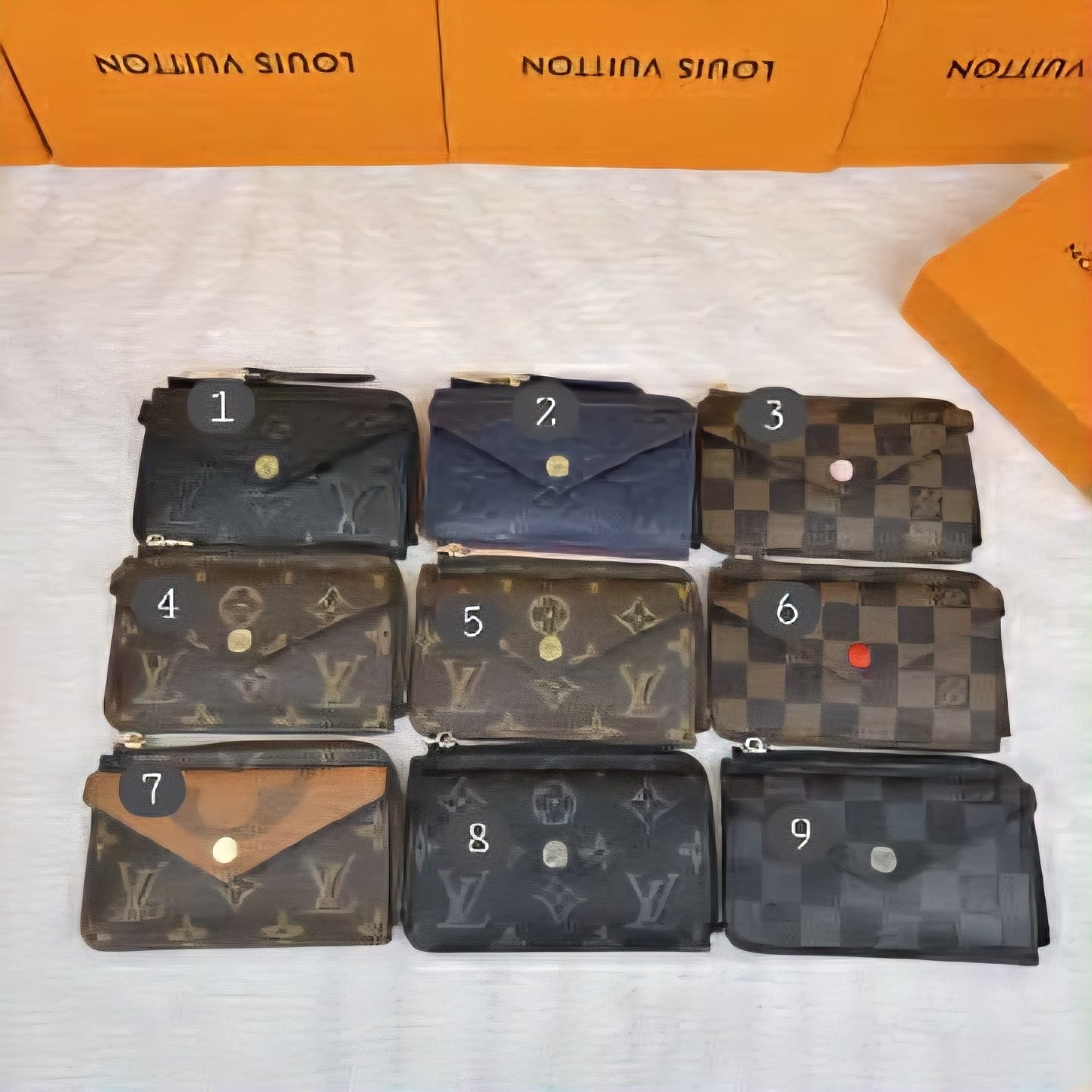 L Snap Wallets 1-9 NEW