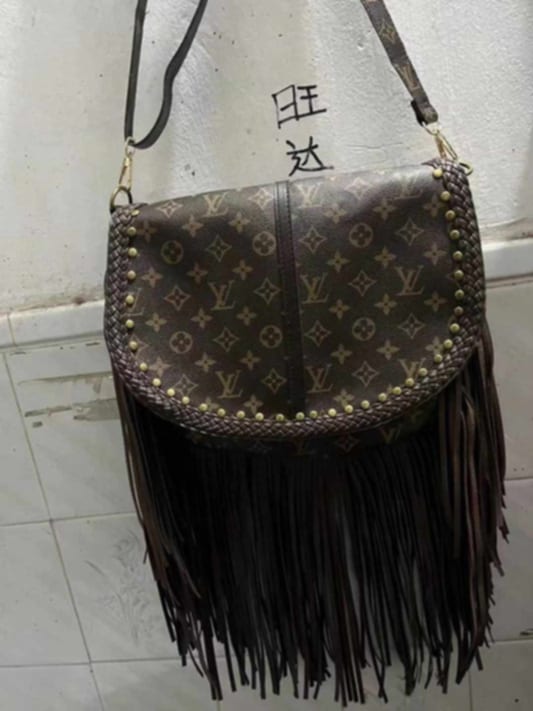 L Boho Fringe Bag