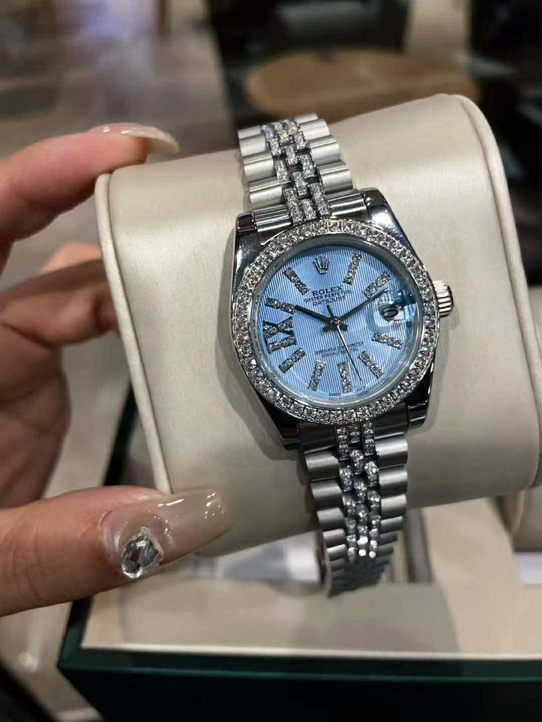 R Watch Womans Blue